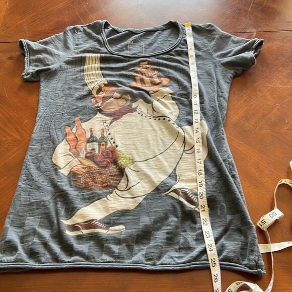 Epcot Food & Wine Festival Whimsical Chef Knit Top Woman Size Medium Rare Find - Picture 8 of 8